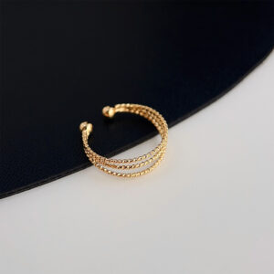 Three-layer plain ring