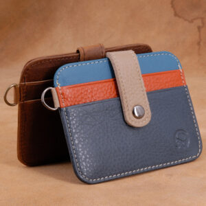 Wholesale First layer cowhide ID card holder men's wallet