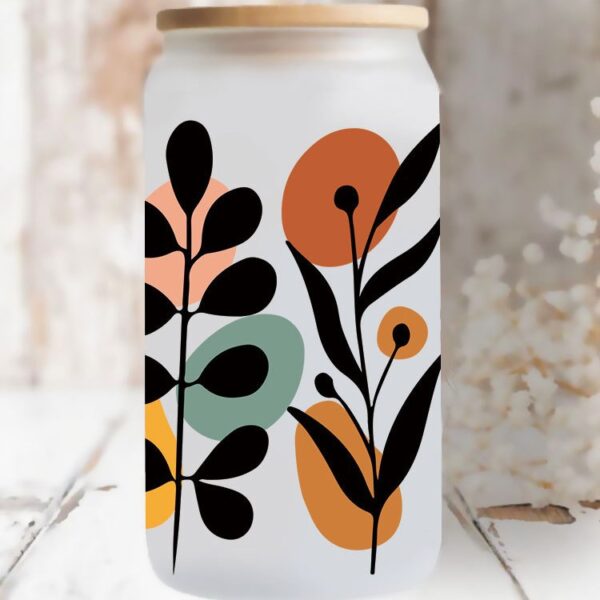 Wholesale Uv Transfer Sticker Glass Cup Crystal Label Crystal Sticker Cross-Border Exclusive for 16oz Glass Cup Special Sticker 23Cmx11Cm