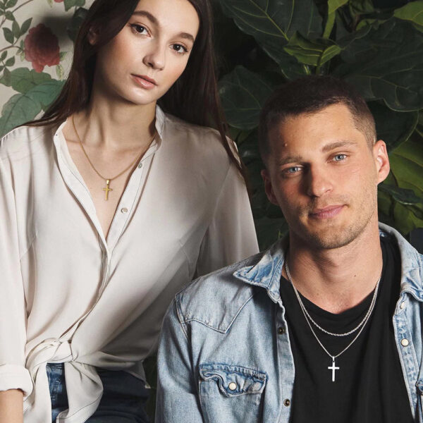 O1CN01vo62UC1xvncbBTFNH_2208907706506-0-cib Wholesale Snake bone chain double layered cross pendant titanium steel necklace