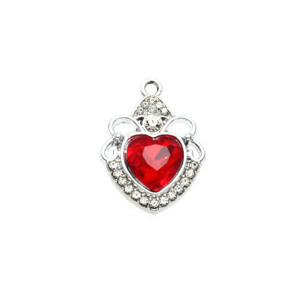 Wholesale Crown Love Colored Gemstone Pendant with Diamonds