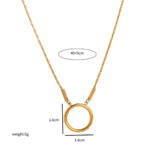 Textured snap clasp adjustable chain