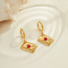 O1CN01vrR2Qx29BL6SD2aPR_2211762048029-0-cib Wholesale Valentine's Day Heart-Shaped Envelope Stainless Steel Earrings