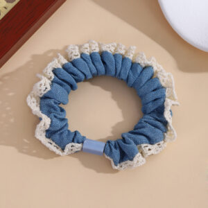 Lace [light denim hair tie]