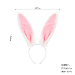 White Long Rabbit Ears