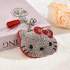 Wholesale Diamond-Encrusted Watermelon Pendant Keychain OLY Exclusive