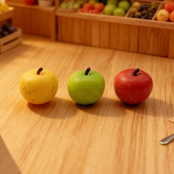 Wholesale Mini Apple Miniature Food Toy Fruit Ornaments
