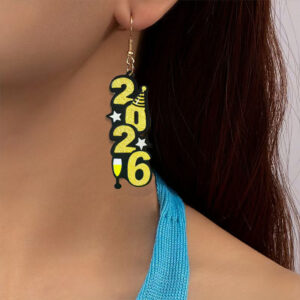 Wholesale 2026 Digital Acrylic Earrings