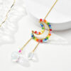 Wholesale rainbow stars and moon four-piece window Chimes
