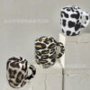 Wholesale 10PCS Leopard Print Water Cup Silicone Beads