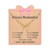 Wholesale Golden creative bow pendant stainless steel necklace