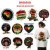 Wholesale stamping factory for black history T-shirt thermal transfer stamping paste st