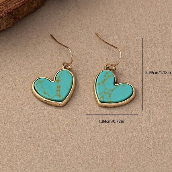 Wholesale Retro Style Heart-Shaped Earrings