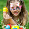 Wholesale Easter Dress Up Photo Paper Rabbit egg Glasses