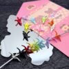 Wholesale Alloy origami crane painting DIY alloy accessories vertical hole bead stringing