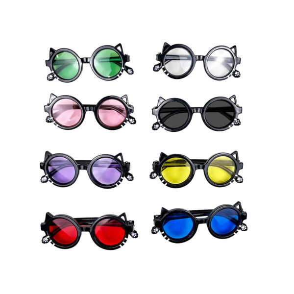 O1CN01wHwjIG268dv9kLXlN_2220023327617-0-cib Wholesale 6.5cm wide cat sunglasses Doll Aessories