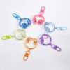 Wholesale Color-Plated Stereo Headphone Keychain School Bag Pendant C Pendant