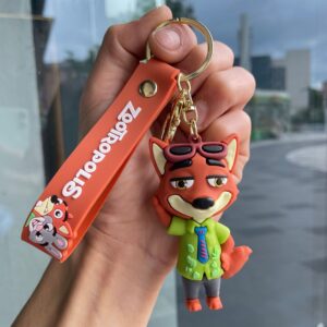 Crazy animal keychain-nick