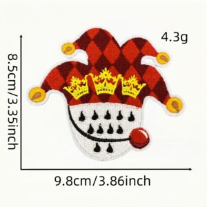 Red carnival cloth sticker 8 #