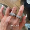 Wholesale Stacked Heavy Industry Diamond Ring