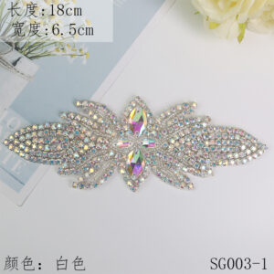 Sg003-1 adhesive rhinestone decal