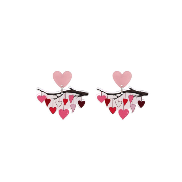 O1CN01wW44KG1lWopo1uWJO_2218670844827-0-cib Wholesale Valentine's Day Pink Love Acrylic Earrings