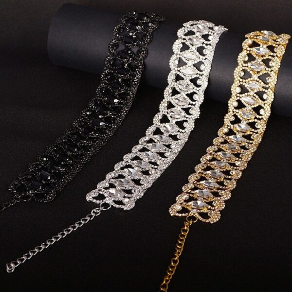 Wholesale Alloy Diamond-Studded Necklace