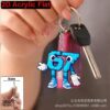 Wholesale Acrylic keychain otnda67steal cross-border ibra rot el theft style pixel bra pendant janr cartoon