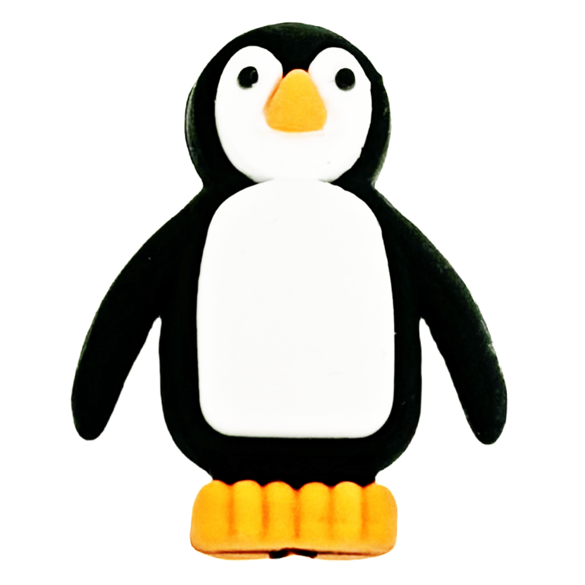 Wholesale Cross-border explosions 3D cute animal penguin silicone beads TK live Amazon diy string pen beads aessories