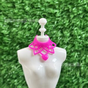Necklace-rose red