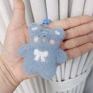 Squeaky Blue Bear [Keychain Style]