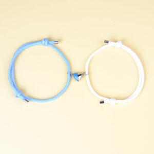 Wholesale Luminous Magnet Suction Couple Bracelet Woven Bracelet