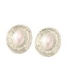 Wholesale Geometric Circle Golden Pearl Vintage Earrings