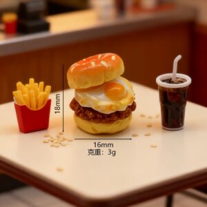 Sesame beef burger-beige / The details page has real photos, dear!