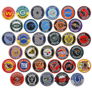 Wholesale Colorful and diverse circular team emblem embroidery DIY Patches