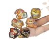 Wholesale Embossed cartoon lucky cat acrylic beads