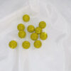 Wholesale Half Hole 2cm Golden Yellow Soft Clay Full Diamond Shambhala Crystal Beads Pen Cap