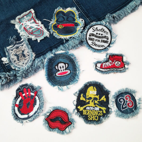 Wholesale Letter Skull Series Embroidery DIY Patches