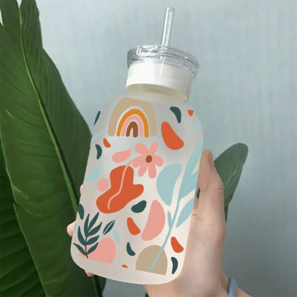 Wholesale Uv Transfer Sticker Glass Cup Crystal Label Crystal Sticker Cross-Border Exclusive for 16oz Glass Cup Special Sticker 23Cmx11Cm