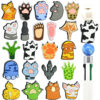 O1CN01wzOclv1t0m8CwOeQa_2207248195840-0-cib Wholesale Random Animal Footprint Cartoon Focal Beads