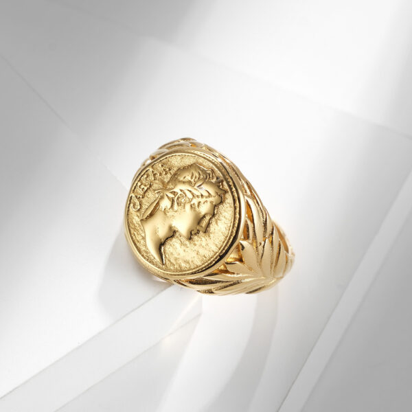 O1CN01wzRbI92860U3xdLPQ_2816597882-0-cib Wholesale Vintage coin portrait stainless steel ring