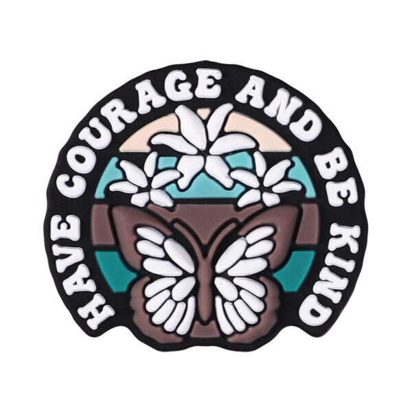 O1CN01x0nEvd1CRJVbzjTK9_2217794230077-0-cib Wholesale 20pcs Two tone Butterfly Silicone Children's Dental Adhesive Anti drop Chain English Letter Silicone Beads