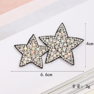 4*6.6CMAB color five-pointed star
