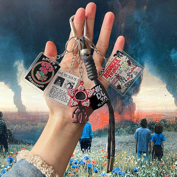 Wholesale mini style Stranger Things bag pendant keychains OLY Exclusive