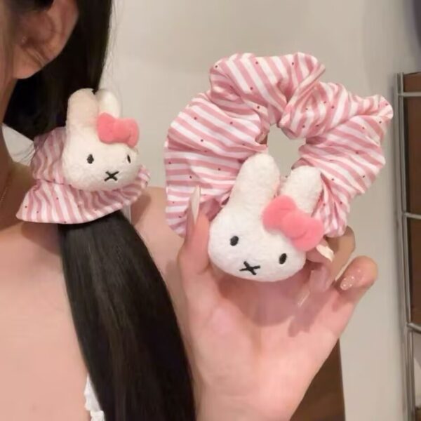 Wholesale pink striped glasses wearing cartoon headband