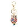O1CN01x55wFv2Cv5PZ1DXNh_2218609358535-0-cib Wholesale Colorful cartoon diamond studded owl metal keychain