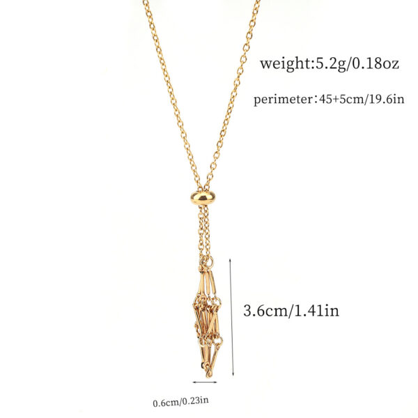 Wholesale Crystal Stone Mesh Bag Bamboo Knot