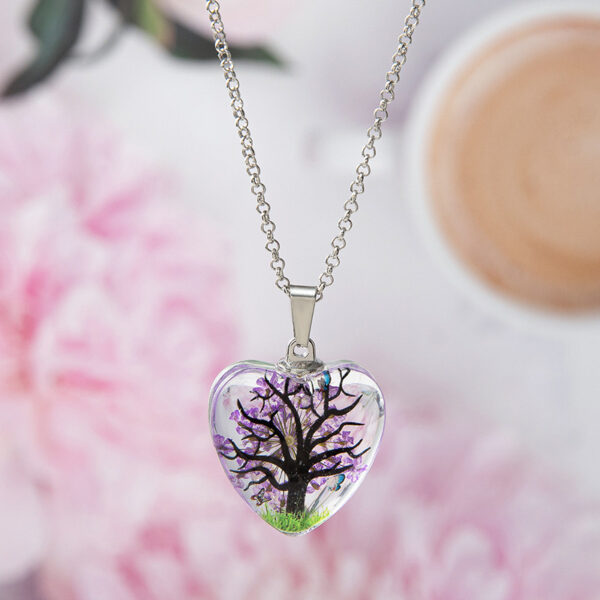 Wholesale Love Eternal Flower Pendant Necklace