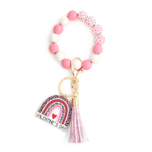 4 # Love pink tassel