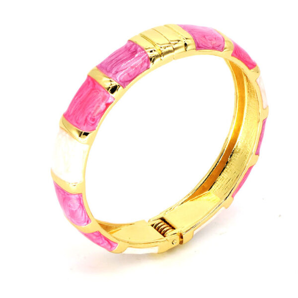 Wholesale personality colorful enamel oil-drop luxury bracelet